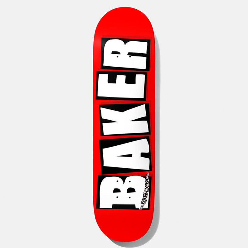 Baker Skateboards Brand Logo White Deck Og Shape 8.25