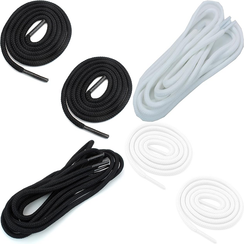 Shoelaces ( Round 55inch Black or white)