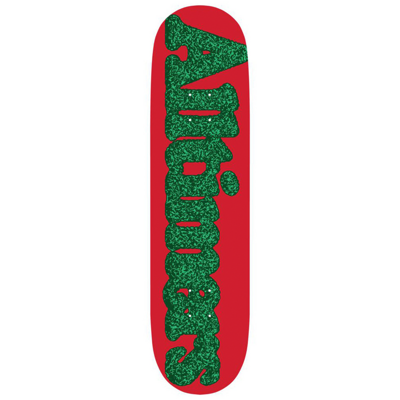 Alltimers Broadway Stoned Board Deck Red and Green 8.1