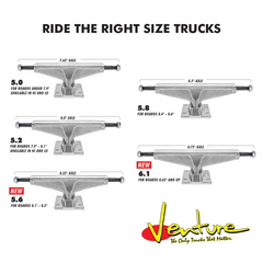 Venture Trucks Shanahan Pro Edition Trucks