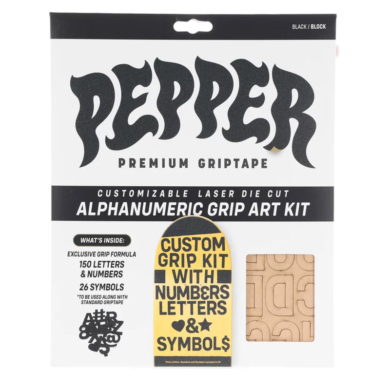 Pepper Alphanumeric Grip